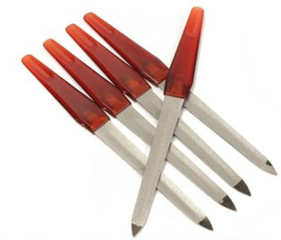 

ALAMOS 5Pcs Metal Double Sided Nail File Stainless Steel Manicure Pedicure Files(Set of 5)