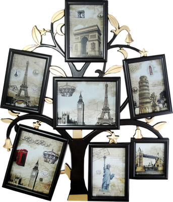 

RAINBOW PRINTS AND GIFTS Generic, Polymer Photo Frame(Brown, Gold, 7 Photos)