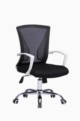 

ZENNOIIR Office Chairs Fabric Office Arm Chair(Black)