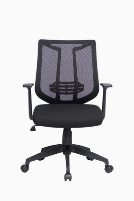 ZENNOIIR Office Chairs Fabric Office Arm Chair(Black)