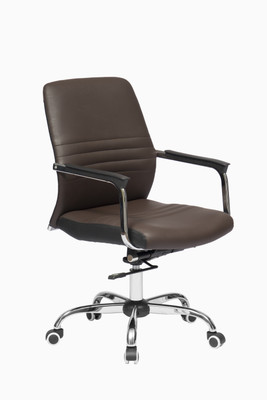 

ZENNOIIR Office Chairs Leatherette Office Arm Chair(Brown)
