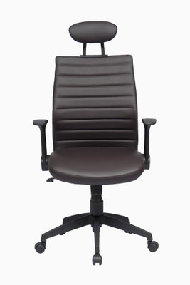 

ZENNOIIR Office Chairs Leatherette Office Arm Chair(Brown)