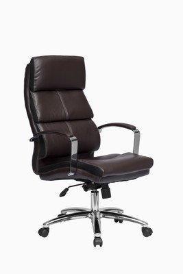 

ZENNOIIR Office Chairs Leatherette Office Arm Chair(Brown)