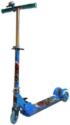 Goyal 3 Wheel Folding Scooter Spiderman Non Electric Scooter (Blue)(Blue)