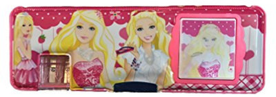 

RIANZ Barbie Pencil Box Barbie Art Plastic Pencil Box(Set of 1, Multicolor)