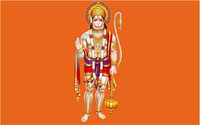 

Lord Hanuman Ji Poster Paper Print(12 inch X 18 inch, Rolled)