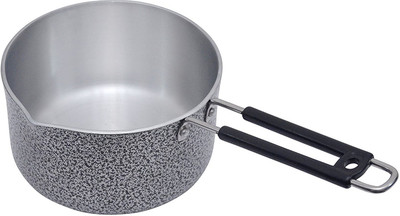 

JVS Stainless Aluminium Medium Sauce Pan Sauce Pan 15 cm diameter(Aluminium), Grey