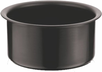 

Marlex Hard Anodised 15 inch Spazio (3 mm series) Tope Pot 4 L(Hard Anodised, Non-stick), Black