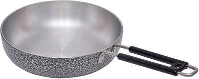 

JVS ALUMINIUM FRY PAN Fry Pan 15 cm diameter(Aluminium), Grey