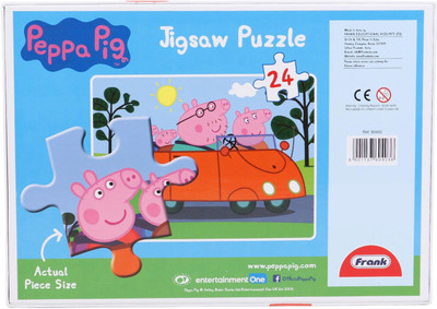 Frank Peppa Pig Jigsaw Puzzle Blue - 24 Pieces(24 Pieces)