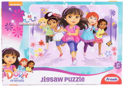 

Frank Dora And Friends Jigsaw Puzzle Pink - 60 Pieces(60 Pieces)
