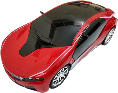 Humaira Famous Car Remote Control Car with 3D Light Toy(Red)