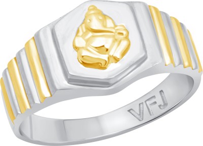 VIGHNAHARTA Mangalmurti for Men & Boys - [VFJ5026FRR20] Alloy Rhodium Plated Ring