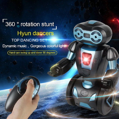 

RIANZ 2.4Ghz Self Balancing Smart Remote Control Dancing Robot Stunt Robot Toy Robot Aquarium Animal(1)