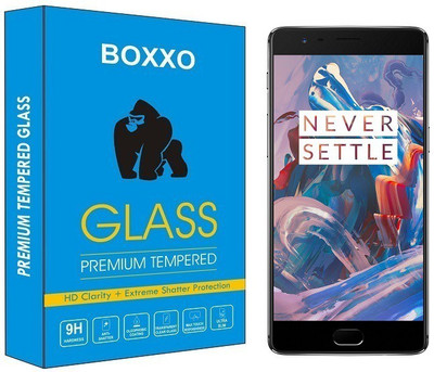 Boxxo Tempered Glass Guard for OnePlus 3(Pack of 1)