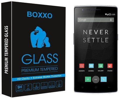 Boxxo Tempered Glass Guard for OnePlus One(Pack of 1)