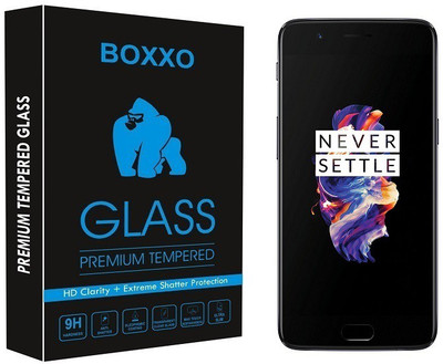 Boxxo Tempered Glass Guard for OnePlus 5(Pack of 1)