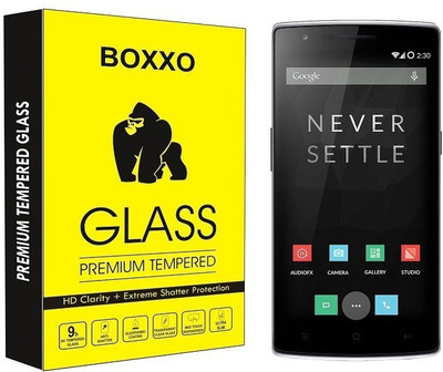 Boxxo Tempered Glass Guard for OnePlus One(Pack of 1)