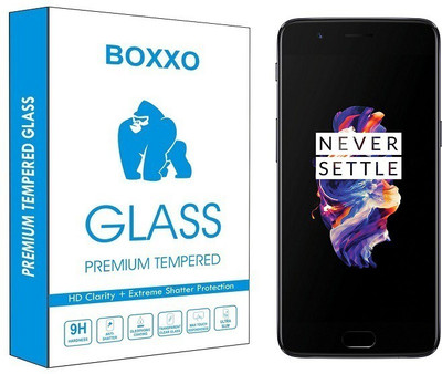 Boxxo Tempered Glass Guard for OnePlus 5(Pack of 1)