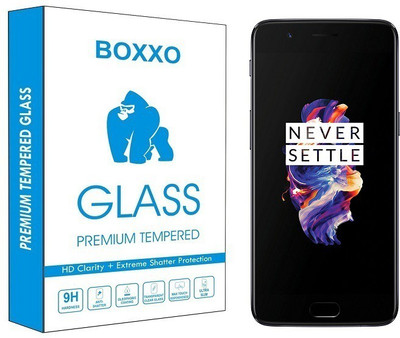 Boxxo Tempered Glass Guard for OnePlus 5(Pack of 1)