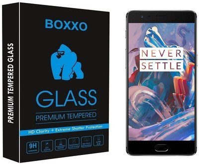 Boxxo Tempered Glass Guard for OnePlus 3(Pack of 1)