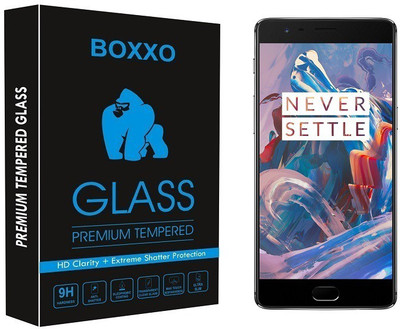 Boxxo Tempered Glass Guard for OnePlus 3(Pack of 1)
