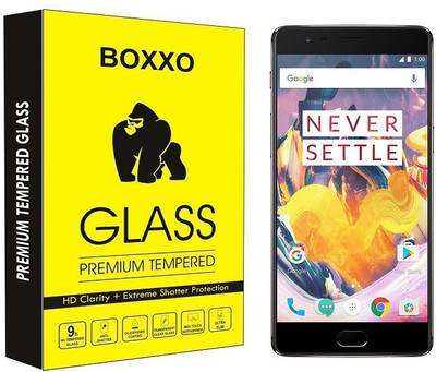 Boxxo Tempered Glass Guard for OnePlus 3, OnePlus 3T(Pack of 1)