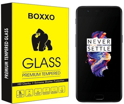 Boxxo Tempered Glass Guard for OnePlus 5(Pack of 1)