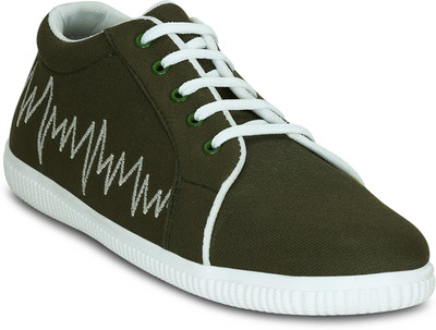 

Kielz Olive-Synthetic-Sneakers Sneakers For Men(Olive