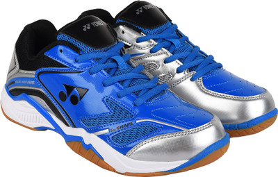 

Yonex COURT ACE LIGHT Badminton Shoes For Men(Blue, Silver, Black
