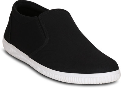 

Kielz Black-Synthetic-Sneakers Sneakers For Men(Black