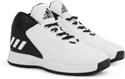 

ADIDAS HOOPSTA Basketball Shoes For Men(Black, White