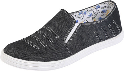 Kzaara Canvas Shoes For Men(Black