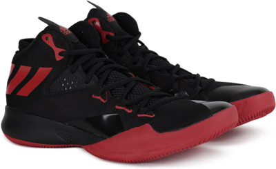 

ADIDAS DUAL THREAT 2017 Basketball Shoes For Men(Red, Black, Scarle/cblack/ftwwht