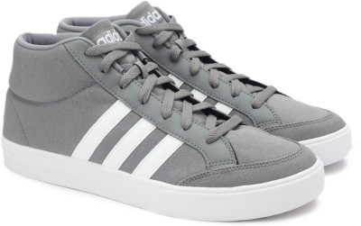 

ADIDAS NEO VS SET MID Tennis Shoes For Men(Grey, Grethr/ftwwht/ftwwht