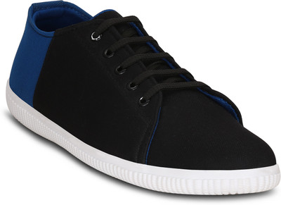 

Kielz Black-Synthetic-Sneakers Sneakers For Men(Black