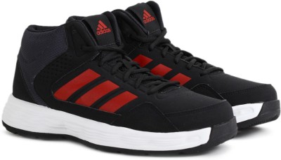 

ADIDAS ADI RIB W Basketball Shoes For Men(Black, Cblack/dkgrey/scarle