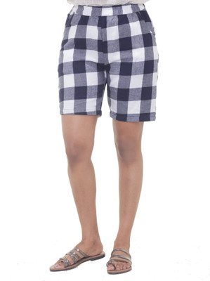OLD KHAKI Checkered Women Multicolor Basic Shorts
