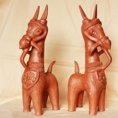 

UPAYAN Decorative Showpiece - 35 cm(Terracotta, Brown)