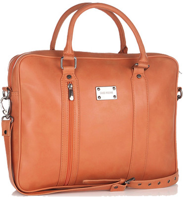 

Gauge Machine Men & Women Formal Orange PU Sling Bag