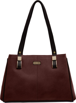 

JFL-Jewellery For Less Women Formal Maroon PU Shoulder Bag