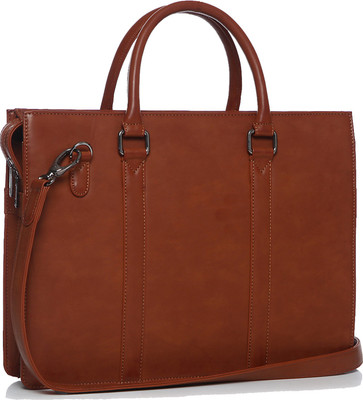 

Gauge Machine Men & Women Formal Tan PU Sling Bag