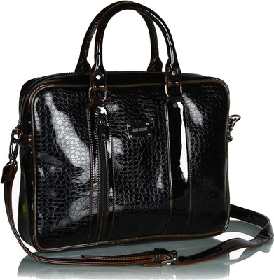 

Gauge Machine Men & Women Formal Black PU Sling Bag
