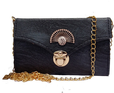 

surmount Girls Evening/Party Grey Leatherette Sling Bag