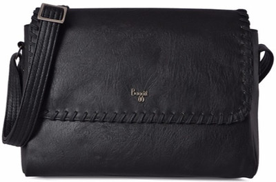 

Baggit Women Casual Black PU Sling Bag