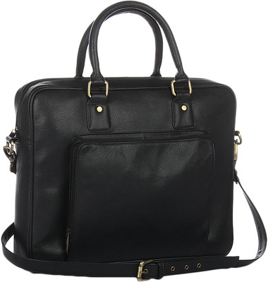 

Gauge Machine Men & Women Formal Black PU Sling Bag