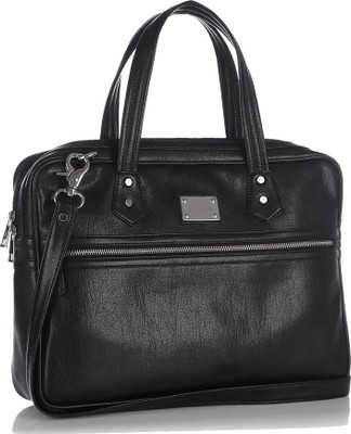 

Gauge Machine Men & Women Formal Black PU Sling Bag