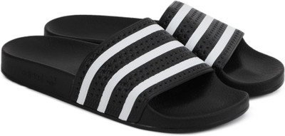 

ADIDAS ORIGINALS ADILETTE Slides, Black1/wht/black1