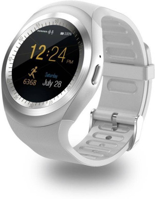 

ESTAR Bluetooth Smartwatch Compatible With Acer liquid Jade Silver Smartwatch(Silver Strap Free Size)