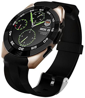 

ESTAR Bluetooth Smartwatch Compatible With Acer liquid Jade Gold Smartwatch(Black Strap Free Size)